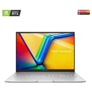 ASUS VivoBook Pro 16 (2021) Laptop - 11th Gen / Intel Core i9-11900H / 16inch WUXGA / 16GB RAM / 1TB SSD / 4GB NVIDIA GeForce RTX 3050 Graphics / Windows 11 Home / English & Arabic Keyboard / Silver / Middle East Version - [K6602HC-MB082W]