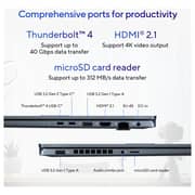 ASUS VivoBook Pro 16 (2021) Laptop - 11th Gen / Intel Core i9-11900H / 16inch WUXGA / 16GB RAM / 1TB SSD / 4GB NVIDIA GeForce RTX 3050 Graphics / Windows 11 Home / English & Arabic Keyboard / Silver / Middle East Version - [K6602HC-MB082W]