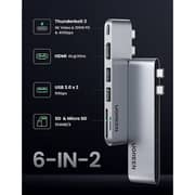 Ugreen CM380-80856B 6 In 2 USB-C Hub