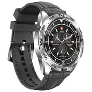 Swiss Military Dom 1 1.42″ AMOLED Smartwatch with TWS Earbuds - Grey/Black