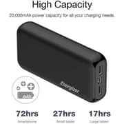 Energizer Power Bank 20000mAh Black UE20010_BK