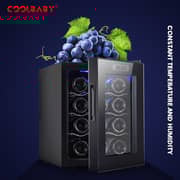 COOLBABY CZBX19 Mini Red Wine Cabinet Chiller Refrigerator 33L