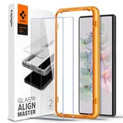 Spigen GLAStR Align Master [2 Pack] designed for Google Pixel 7 Screen Protector Premium Tempered Glass - [Case Friendly - 2 PACK]