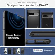 Spigen Rugged Armor designed for Google Pixel 7 case cover - Matte Black