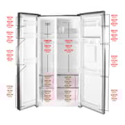 Nobel Side By Side Refrigerator 730 Litres NR620WD