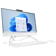 HP AIO 24-CB1014NE All-in-One Desktop - Core i7 3.5GHz 16GB 512GB SSD 2GB Nvidia GeForce MX450 Graphics Win11 23.8inch FHD White English/Arabic Keyboard
