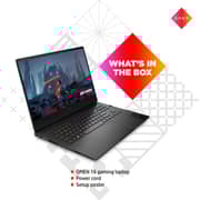 HP Omen 16-K0005NE Gaming Laptop - Core i9 3.8GHz 16GB 1TB 8GB Win11 16.1inch QHD Black NVIDIA GeForce RTX 3070 Ti English/Arabic Keyboard