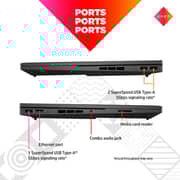 HP Omen 16-K0005NE Gaming Laptop - Core i9 3.8GHz 16GB 1TB 8GB Win11 16.1inch QHD Black NVIDIA GeForce RTX 3070 Ti English/Arabic Keyboard