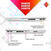 HP Omen 16-K0005NE Gaming Laptop - Core i9 3.8GHz 16GB 1TB 8GB Win11 16.1inch QHD Black NVIDIA GeForce RTX 3070 Ti English/Arabic Keyboard