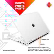 HP Omen 16-K0005NE Gaming Laptop - Core i9 3.8GHz 16GB 1TB 8GB Win11 16.1inch QHD Black NVIDIA GeForce RTX 3070 Ti English/Arabic Keyboard