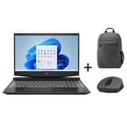 لابتوب ألعاب اتش بي بافيليون (2021)-الجيل 11/معالج Intel Core i5-11300H/شاشة FHD‏ 15.6 بوصة/محرك SSD سعة 512 غ.ب/رام 16 غ.ب/بطاقة رسومات 4GB NVIDIA GeForce RTX 3050/‏Windows 11 Home/لوحة مفاتيح إنجليزية وعربية/أسود/إصدار الشرق الأوسط-[15-DK2116NE]