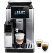 Delonghi PrimaDonna Soul Espresso Machine with Touch Display, Silver – ECAM610.75.MB