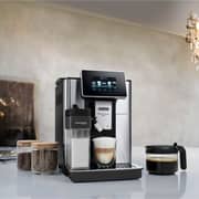 Delonghi PrimaDonna Soul Espresso Machine with Touch Display, Silver – ECAM610.75.MB