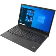 Lenovo ThinkPad E15 (2022) Laptop - 12th Gen / Intel Core i7-1255U / 15.6inch FHD / 512GB SSD / 8GB RAM / Shared Intel Iris Xe Graphics / Windows 11 Pro / English & Arabic Keyboard / Black / Middle East Version - [21E6001VGR]