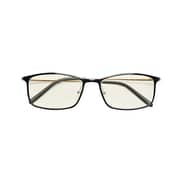 Xiaomi HMJ01TS Protective Computer Eye Glasses Anti Blue Ray 40% Blue Light Blocking Rate Gold-Plastic Hybrid Frame TR90 Stainless Steel PC Lens-Black