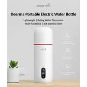 Deerma DR035S Portable Electric Kettle Thermos Bottle With LED & Temperature Control 350ml Capacity - White
