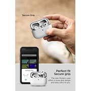 VRS Design Modern for Airpods Pro 2nd Generation case (2022) Airpods Pro 2 case cover with Leather Strap - White