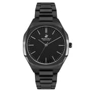 Beverly Hills Polo Club, BP3023X.650, Mens Analog Watch, Black Dial Stainless Steel Black Strap