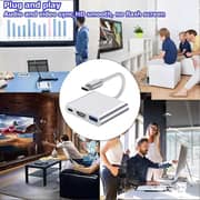 Fitit Type C Hub 3-in-1 Metalic body Hub