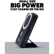 FITIT 10000 mAh Magnetic Wireless Power Bank, Portable Charger, 20W Fast Charging with USB-C Compatibility.
