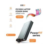 Fitit 100W 20000 mAh Fast Charging Power Bank for Laptop and Mobiles Black - FPB 100 20