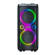 JVC Portable Bluetooth Party speaker with wireless mic and remote control XS-N4112PB Black