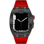 Merlin Craft Case With Strap 45mm Black/Red For Apple Watch
