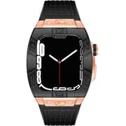 Merlin Craft Case With Strap 45mm Black/Rose Gold For Apple Watch