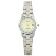 CASIO Women's Analog Champagne Dial Watch - LTP-V002SG-9A