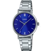 CASIO Women's Analog Dark Blue Dial Watch - LTP-VT02D-2AUDF