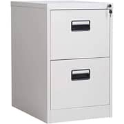 Galaxy Design 2 Drawer Vertical Filing Cabinet, Color Grey Size L x W x H 45 x 62 x 73 cm Model - GDF-2DR.