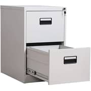 Galaxy Design 2 Drawer Vertical Filing Cabinet, Color Grey Size L x W x H 45 x 62 x 73 cm Model - GDF-2DR.