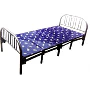 Galaxy Design Folding Bed, Wooden & Steel Color Blue Single Size L x W x H 190 x 90 x 70 cm Model - GDF-111BL.