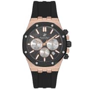 BEVERLY HILLS POLO CLUB Men's Multi Function Gunblack Sunray Dial Watch - BP3261X.851