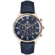BEVERLY HILLS POLO CLUB Men's Multi Function Dark Blue 289C Solid Dial Watch - BP3238X.499