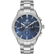 BEVERLY HILLS POLO CLUB Men's Multi Function Dark Blue 289C V.Brush Dial Watch - BP3250X.390