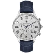 BEVERLY HILLS POLO CLUB Men's Multi Function Silver Matt Dial Watch - BP3238X.339