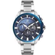 BEVERLY HILLS POLO CLUB Men's Multi Function Dark Blue Vertical Pattern Dial Watch - BP3266X.390