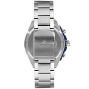 BEVERLY HILLS POLO CLUB Men's Multi Function Dark Blue Vertical Pattern Dial Watch - BP3266X.390