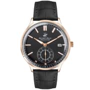 BEVERLY HILLS POLO CLUB Men's Multi Function Gun Black Sunray Dial Watch - BP3260X.451