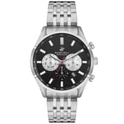 BEVERLY HILLS POLO CLUB Men's Multi Function Gun Black Sunray Dial Watch - BP3249X.350