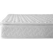 Galaxy Design Spencer Pillow Top Hybrid Latex Spring Mattress White Color King Size L x W x H 200 x 200 x 26 cm Model - GDF-200200 - 5 Year Full Warranty.