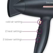 Beurer Travel Hair Dryer 1600 Watts HC25