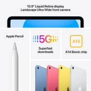 iPad 10th Generation 10.9-inch (2022) - WiFi+Cellular 256GB Blue Middle East Version with FaceTime