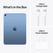iPad 10th Generation 10.9-inch (2022) - WiFi+Cellular 256GB Blue Middle East Version with FaceTime