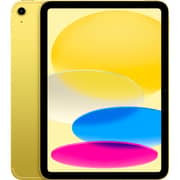 أبل أيباد الجيل العاشر 10.9 بوصة (2022) - واي فاي + تقنية الاتصال الخلوي 256 جيجابايت أصفر - إصدار الشرق الأوسط