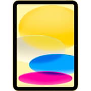 أبل أيباد الجيل العاشر 10.9 بوصة (2022) - واي فاي + تقنية الاتصال الخلوي 256 جيجابايت أصفر - إصدار الشرق الأوسط