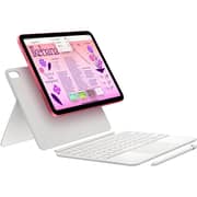 أبل أيباد الجيل العاشر 10.9 بوصة (2022) - واي فاي + تقنية الاتصال الخلوي 256 جيجابايت أصفر - إصدار الشرق الأوسط