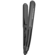 Rush Brush X5 Wide Iron Hair Straightener, For All Hair Types - Black