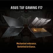 ASUS TUF Dash F17 (2022) Gaming Laptop - 12th Gen / Intel Core i5-12500H / 17.3inch FHD / 16GB RAM / 512GB SSD / 4GB NVIDIA GeForce RTX 3050 Graphics / Windows 11 Home / English & Arabic Keyboard / Grey / Middle East Version - [FX707ZC-HX031W]
